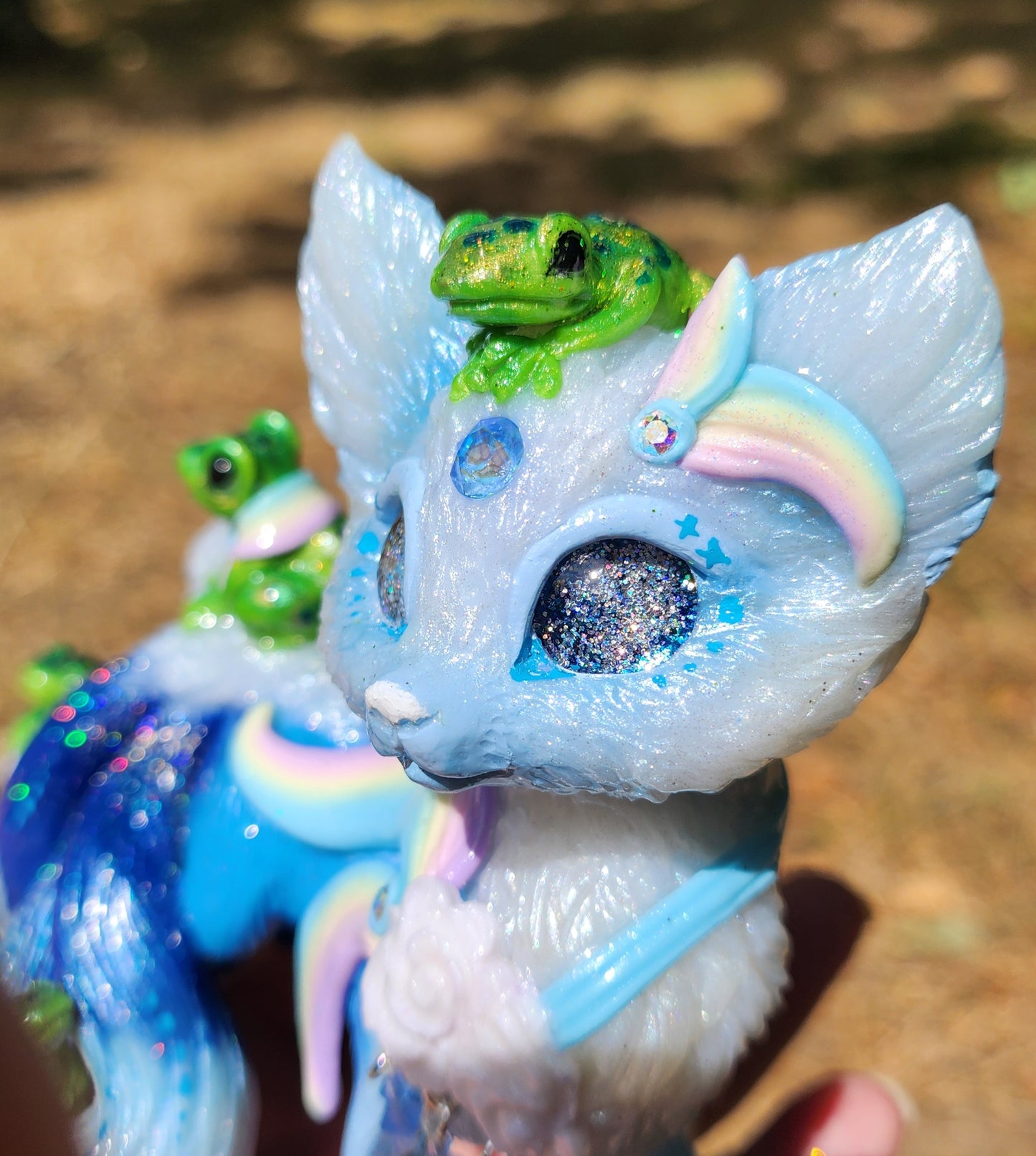 🦊🐸 PETRICHOR 🐸🦊 the rain kitsune with frogs